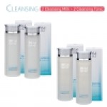 ROSA GRAF CLEANSING MILK 200 ml  +  CLEANSING TONIC 200 ml  - (2 of each)